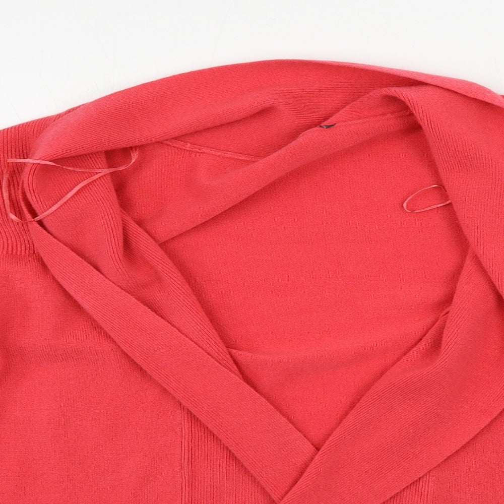 BHS  Womens Pink   Cape Jumper Size 18