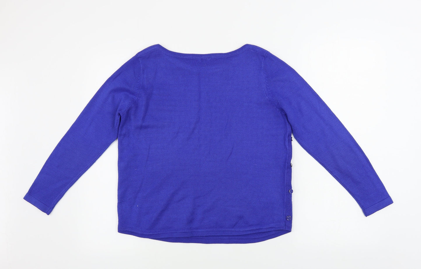 M&Co Womens Blue   Pullover Jumper Size 12