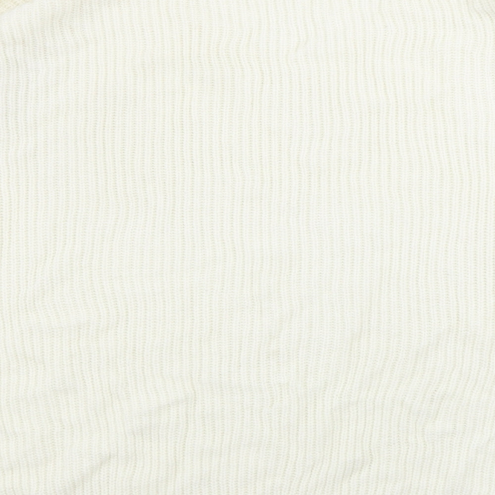 Boohoo  Womens Ivory   Pullover Jumper Size 16