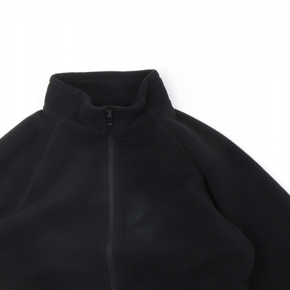 Result Core Womens Black   Full Zip Jumper Size 10