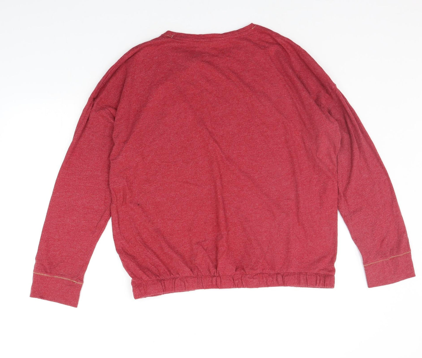 Marks and Spencer Womens Red   Pullover Jumper Size 16