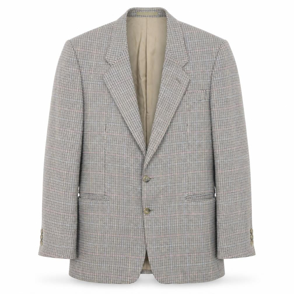 Debenhams Mens Beige Check  Jacket Suit Jacket Size L