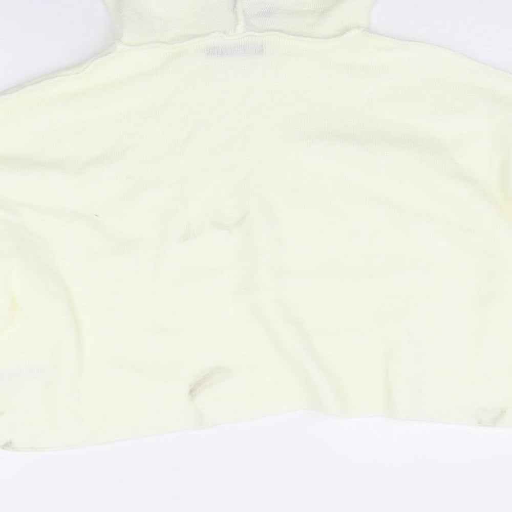 Nasty Gal Womens White   Pullover Jumper Size L