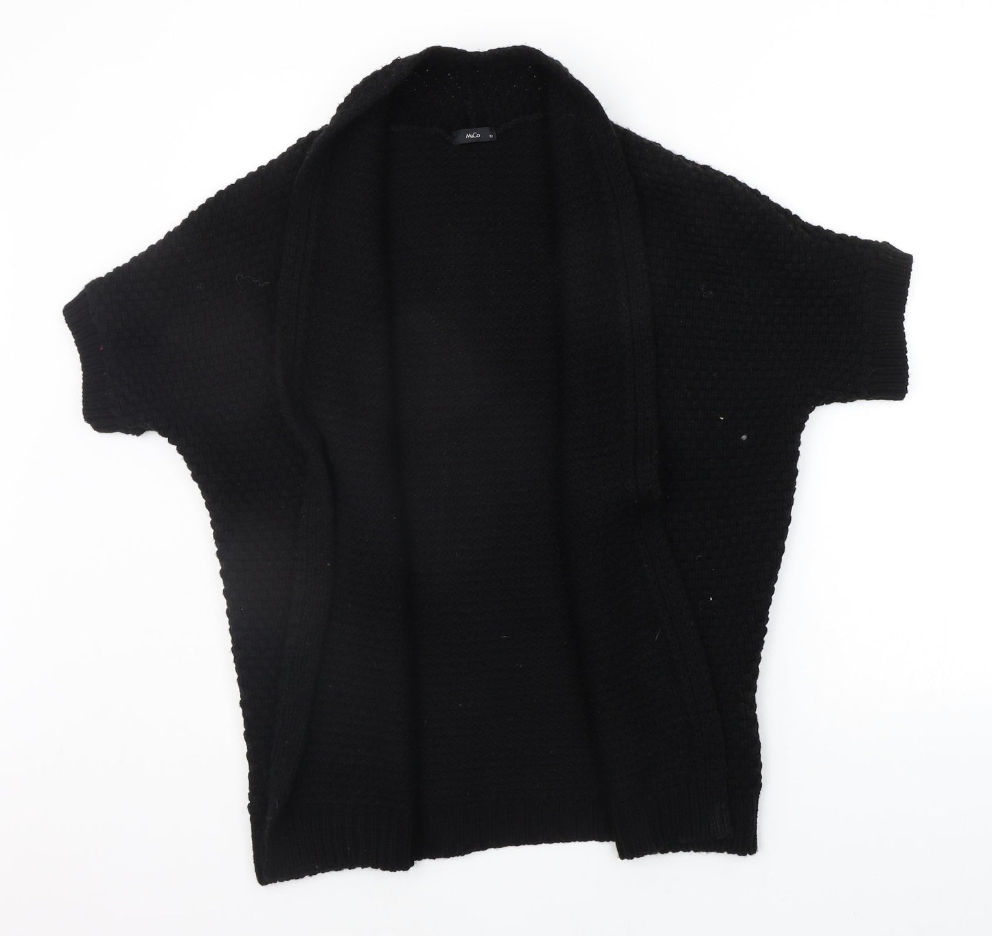 M&Co Womens Black   Cardigan Jumper Size 12