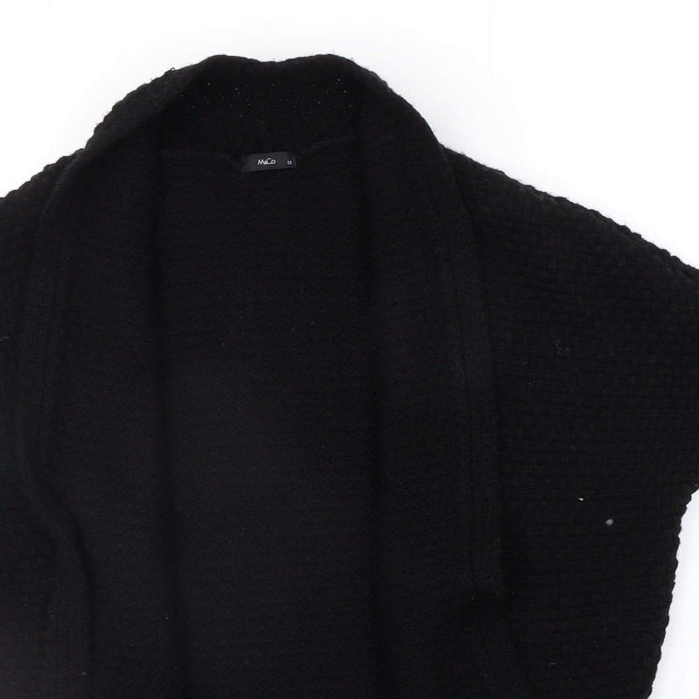 M&Co Womens Black   Cardigan Jumper Size 12
