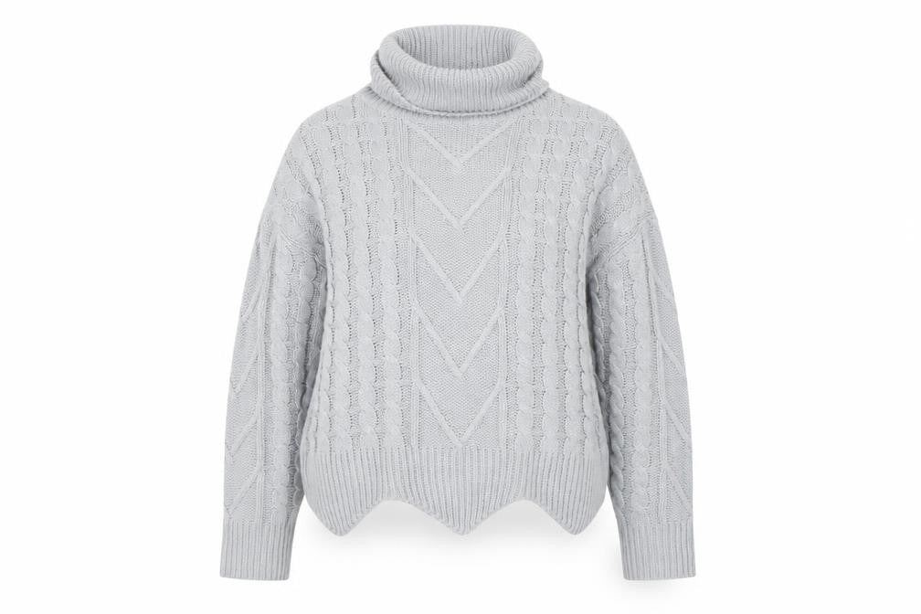 SheIn Womens Grey   Pullover Jumper Size L