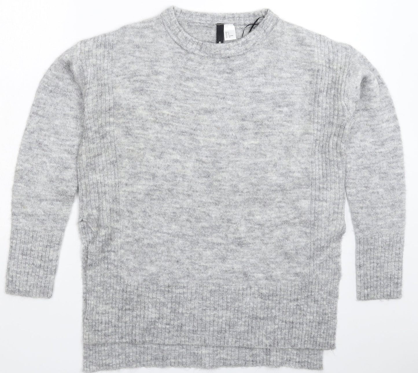 Divided Womens Grey  Knit Pullover Jumper Size S