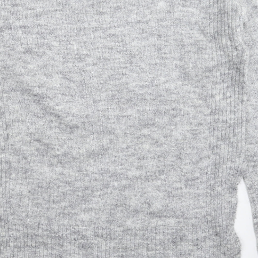 Divided Womens Grey  Knit Pullover Jumper Size S