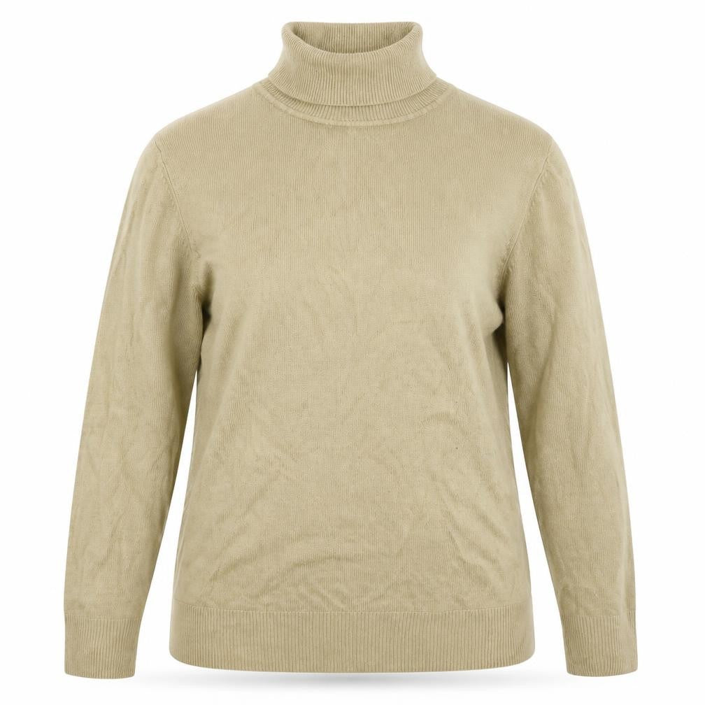 Preworn Womens Beige  Knit Pullover Jumper Size 10