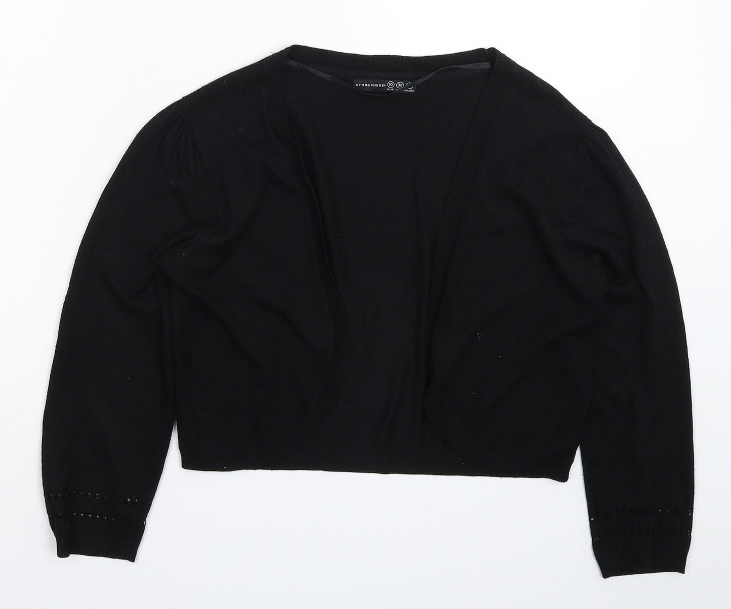 Atmosphere Womens Black  Knit Cardigan Jumper Size 10