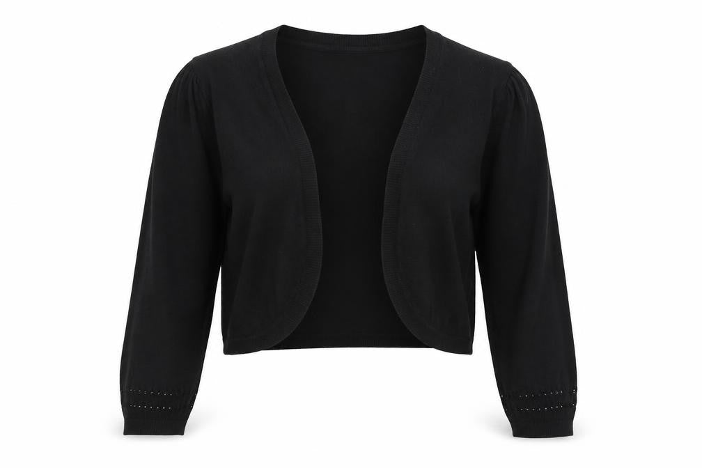Atmosphere Womens Black  Knit Cardigan Jumper Size 10