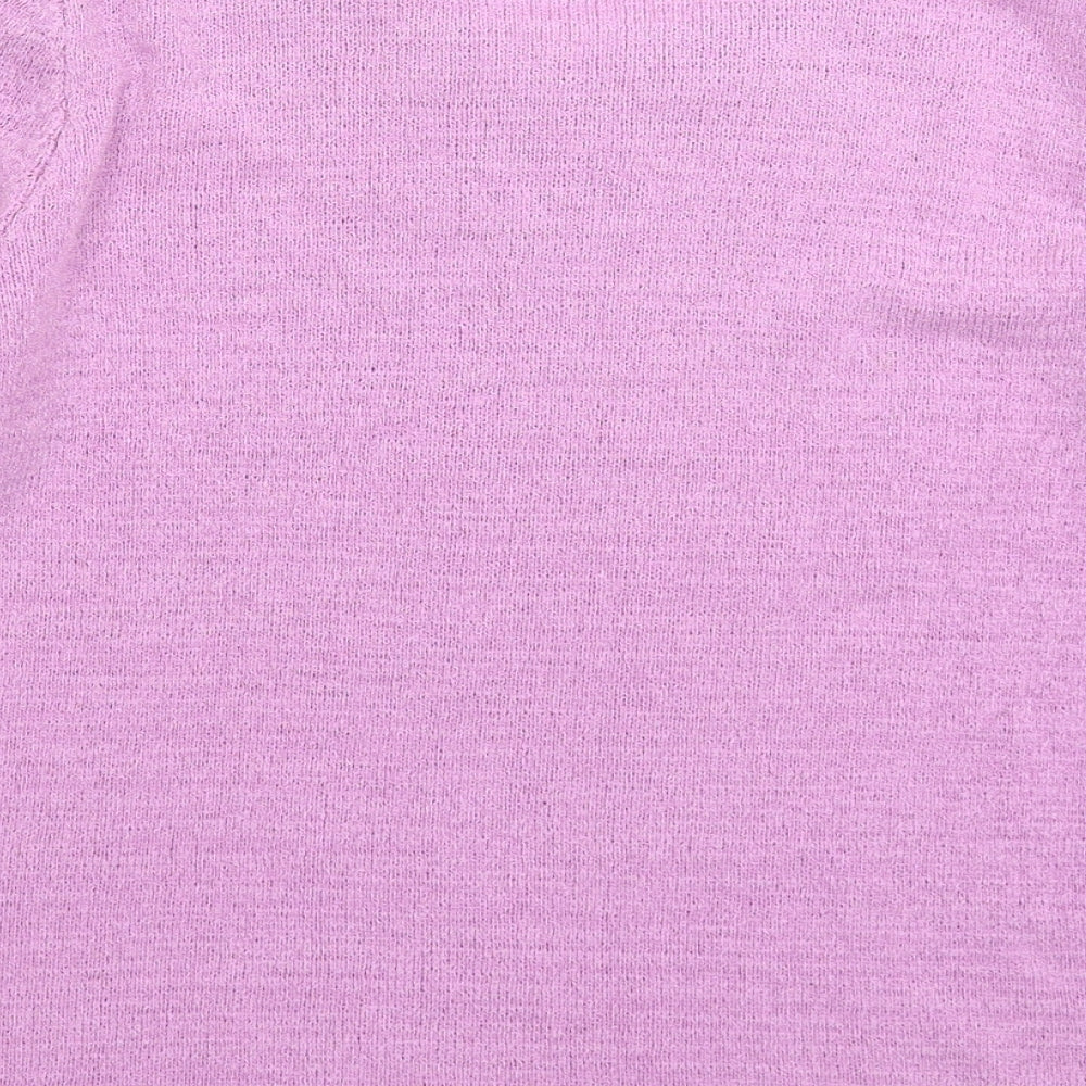 BM Womens Pink  Knit Pullover Jumper Size S