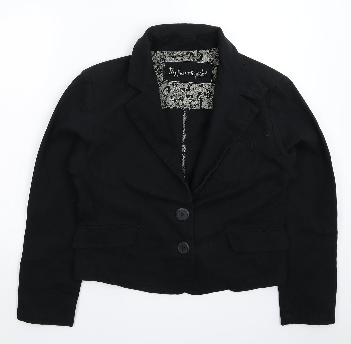 My Favourite Jacket Womens Black   Jacket Blazer Size L