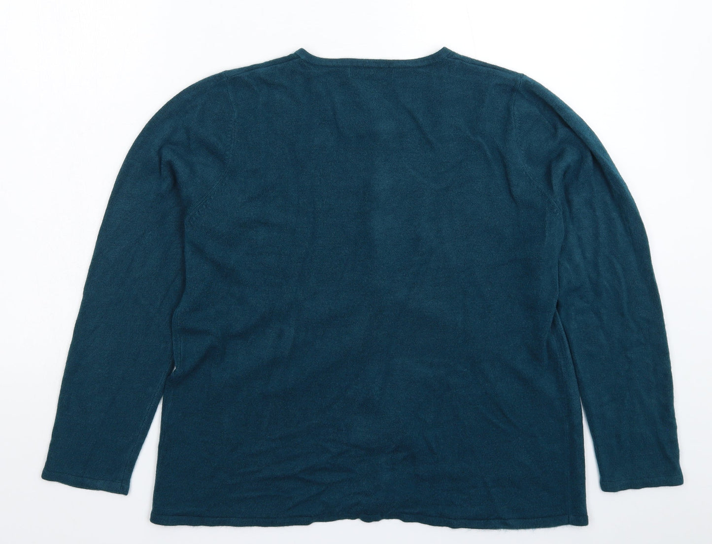 Bonmarché Womens Green  Knit Cardigan Jumper Size M