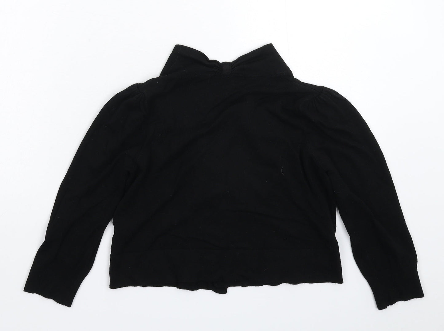 Wallis Womens Black  Knit Cardigan Jumper Size M
