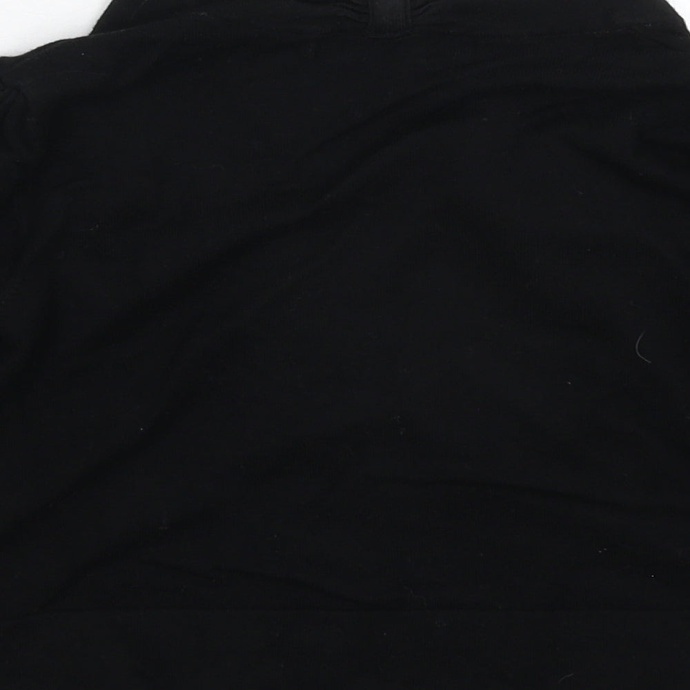 Wallis Womens Black  Knit Cardigan Jumper Size M