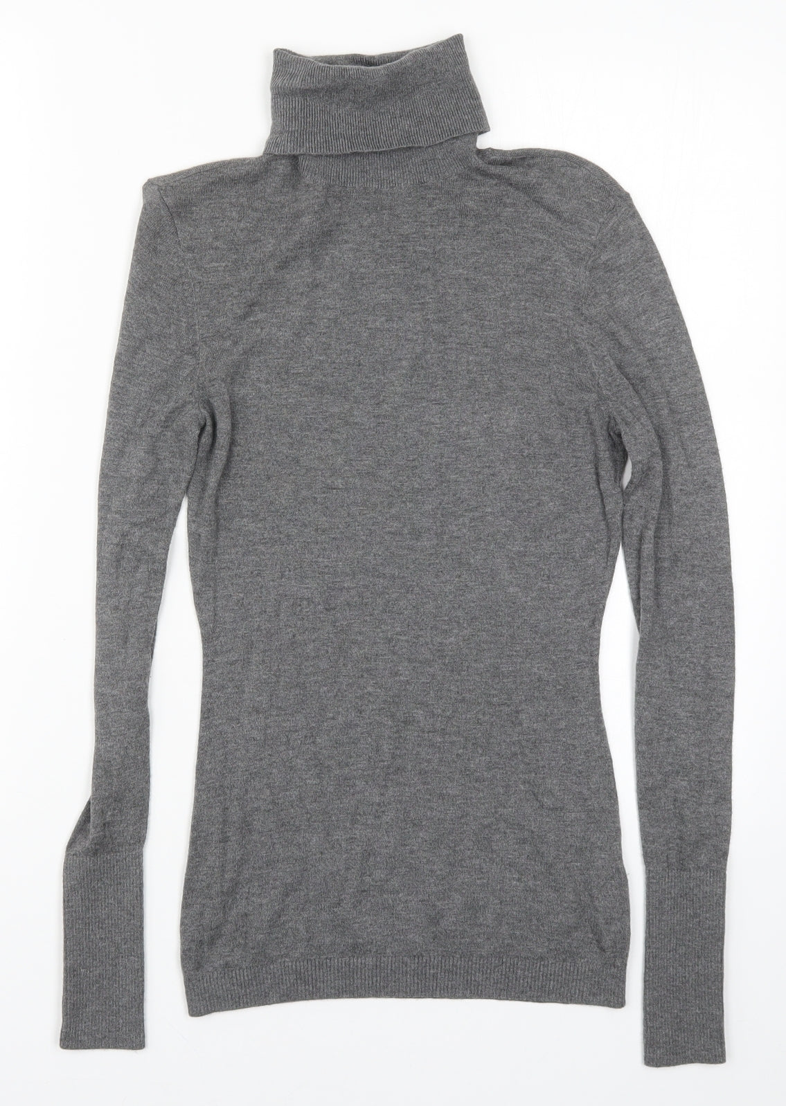 H&M Womens Grey  Knit Pullover Jumper Size XS