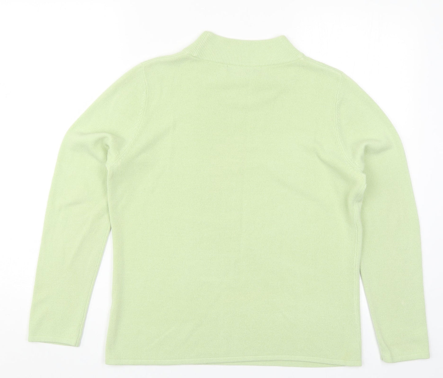 Bonmarché Womens Green  Knit Pullover Jumper Size S