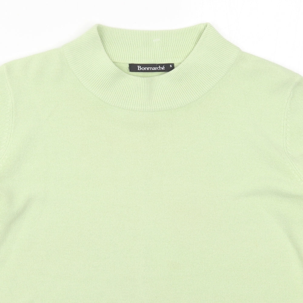 Bonmarché Womens Green  Knit Pullover Jumper Size S