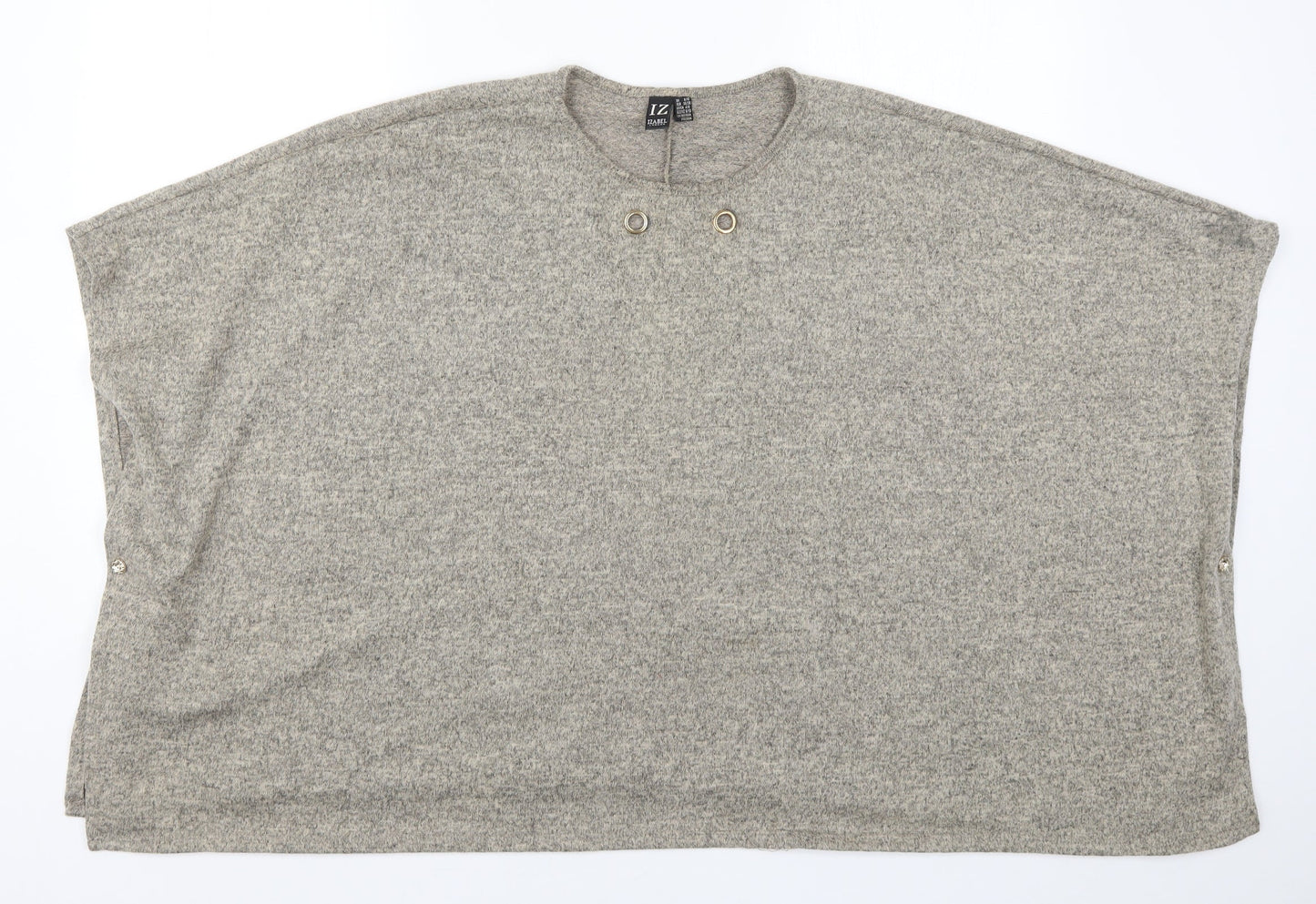 Izabel Womens Beige   Basic T-Shirt Size 8