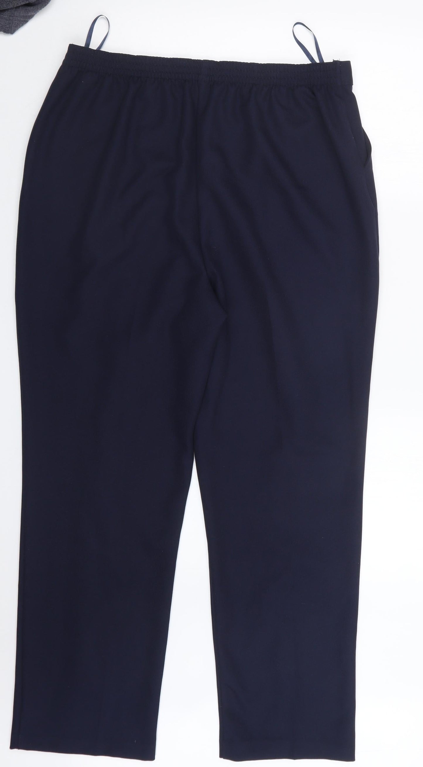 Papaya Womens Blue   Trousers  Size 16 L28 in