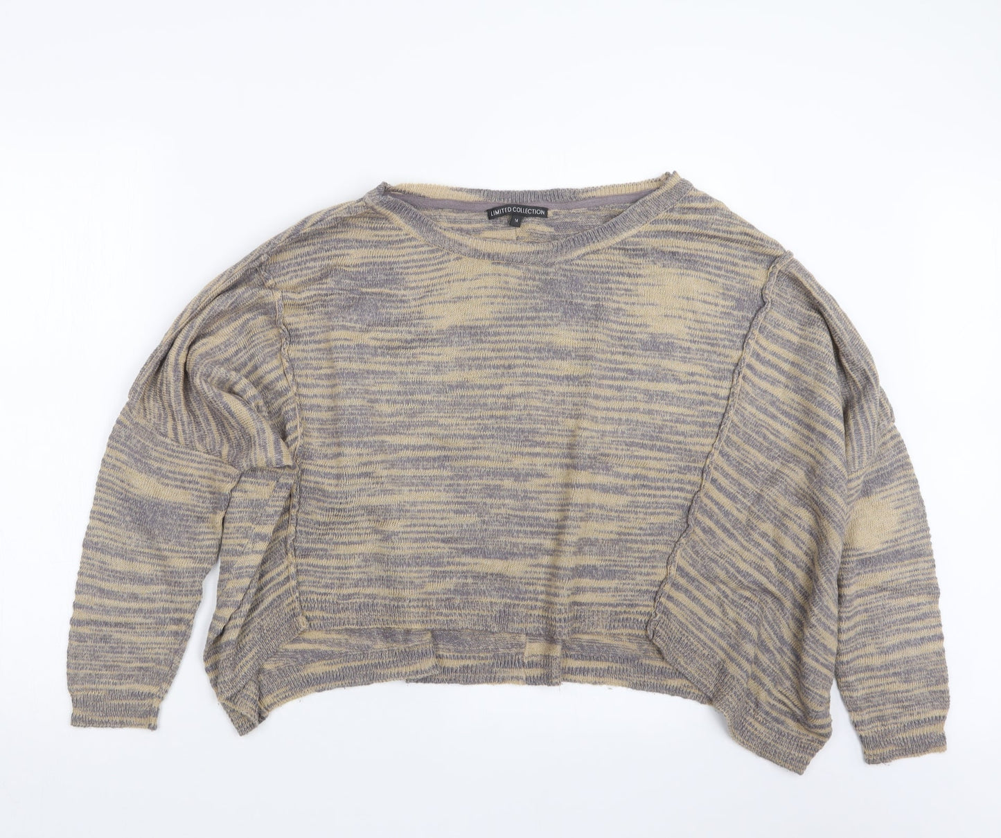 Marks and Spencer Womens Yellow  Knit Pullover Jumper Size 14