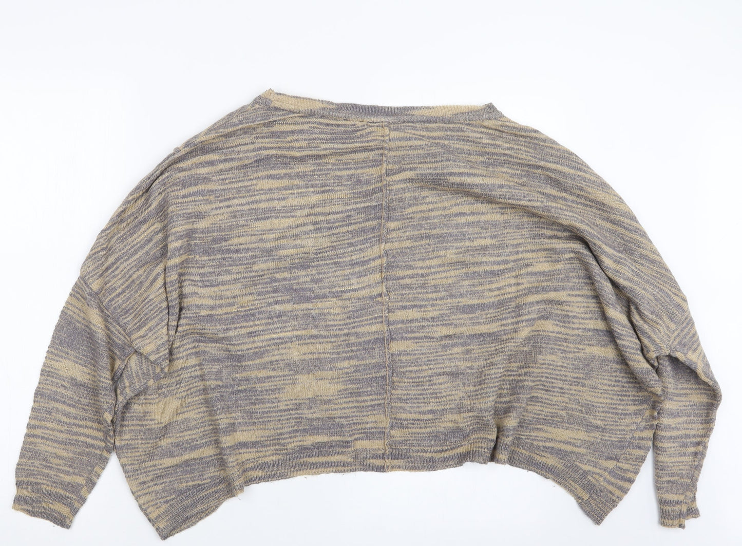 Marks and Spencer Womens Yellow  Knit Pullover Jumper Size 14