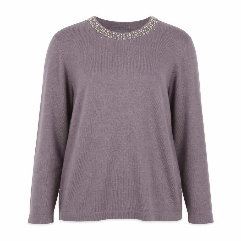 Marks and Spencer Womens Purple  Knit Pullover Jumper Size 12