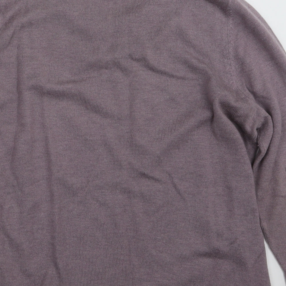 Marks and Spencer Womens Purple  Knit Pullover Jumper Size 12