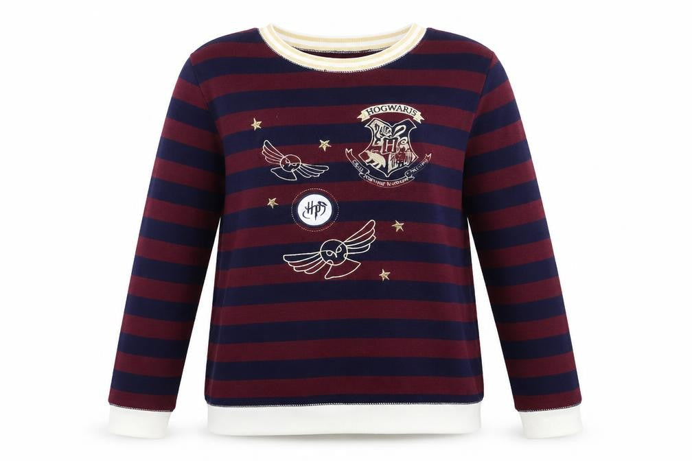Love to Lounge Womens Blue Striped  Top Pyjama Top Size 6  - Harry Potter