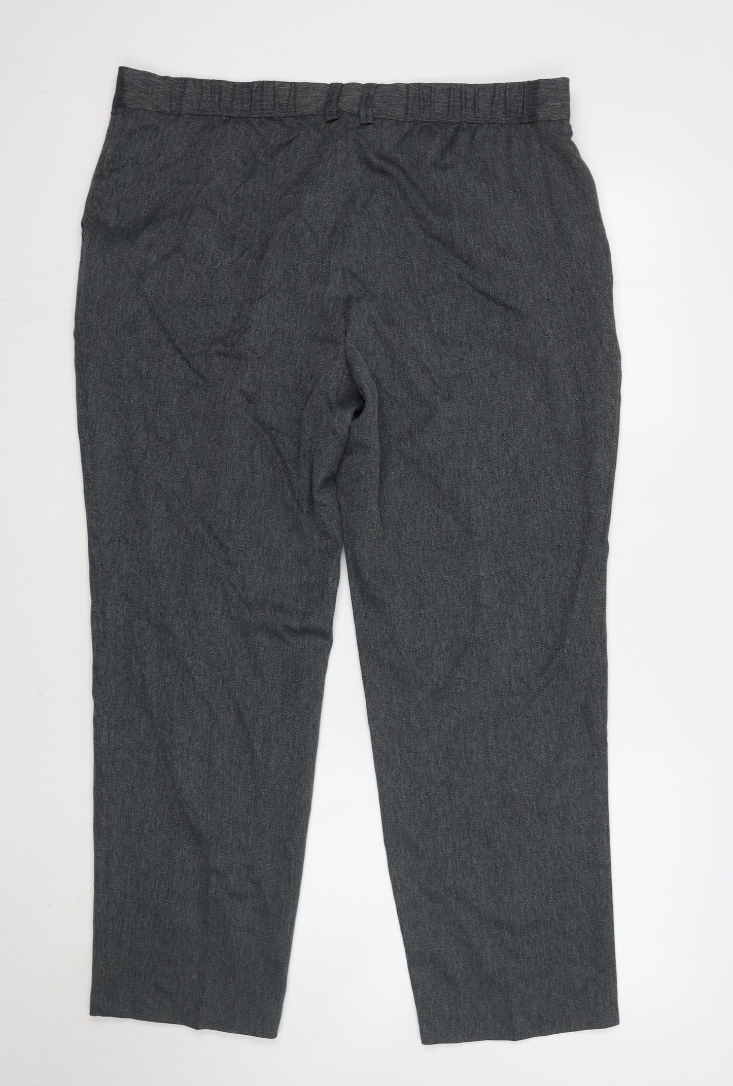 Marks and Spencer Womens Grey   Trousers  Size 18 L30 in