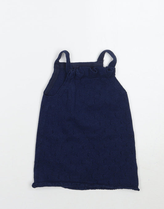 TU Girls Blue   Basic Tank Size 9-12 Months