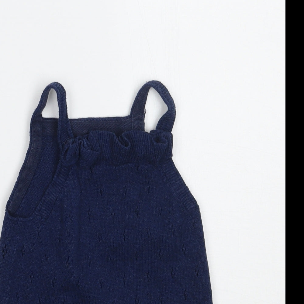 TU Girls Blue   Basic Tank Size 9-12 Months
