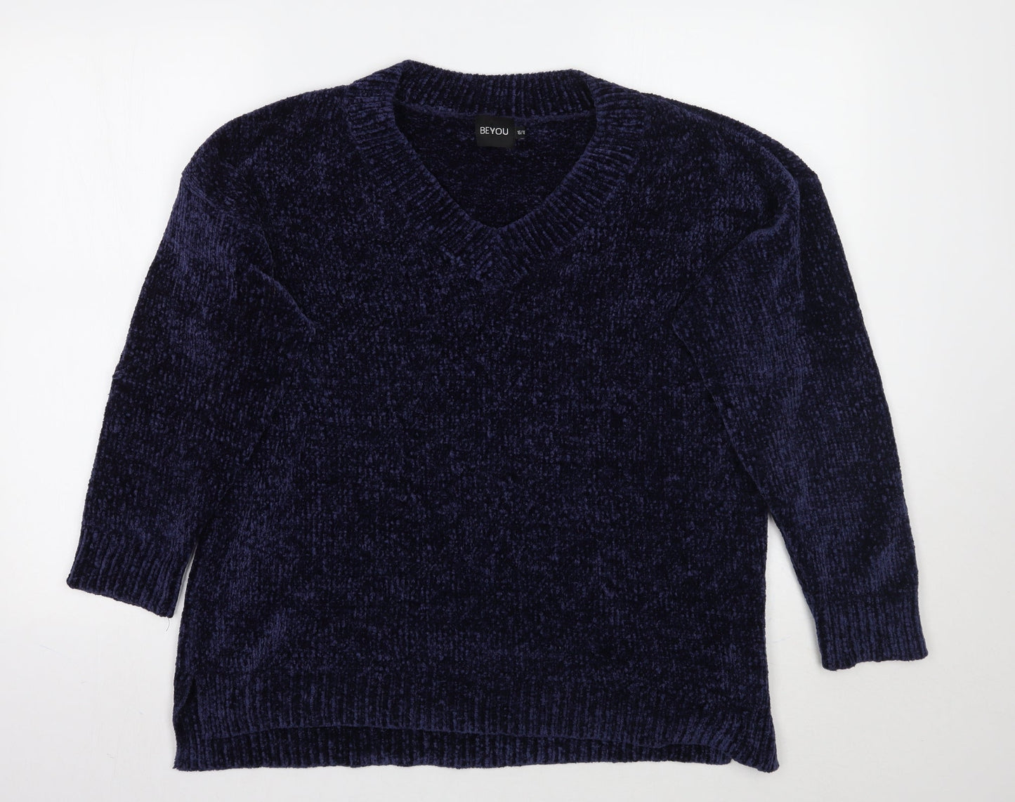 Beyou Womens Blue   Pullover Jumper Size 16