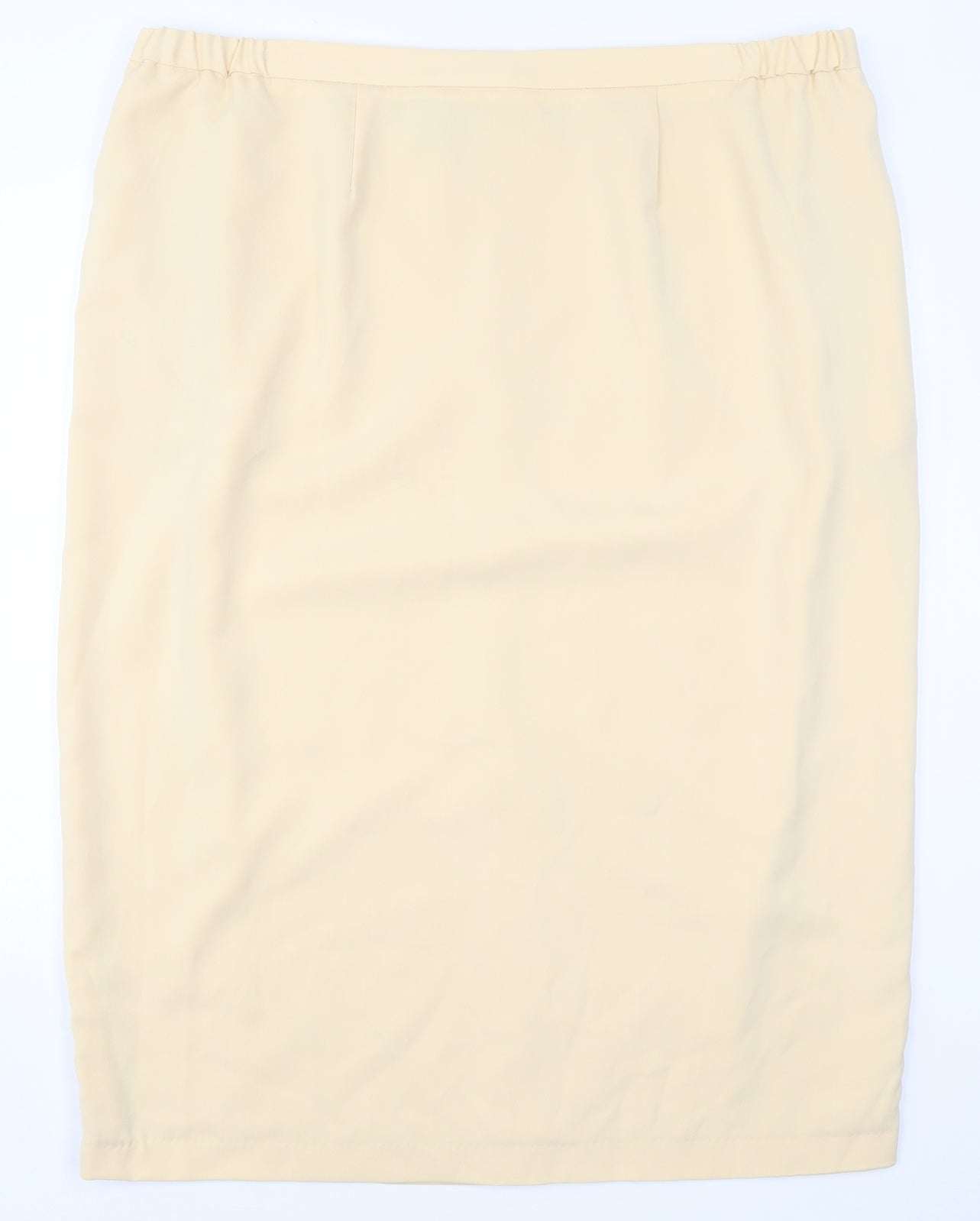 Preworn Womens Beige   Straight & Pencil Skirt Size 24