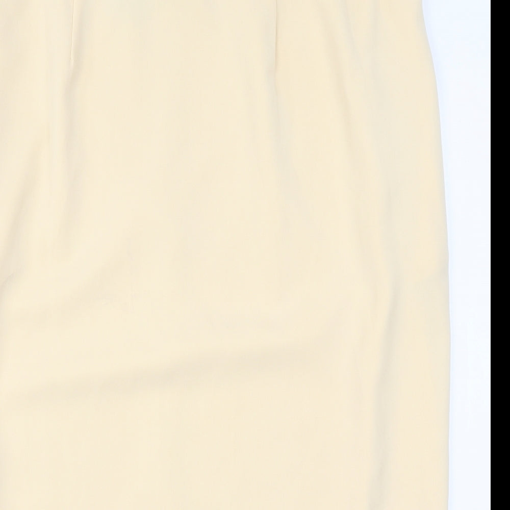Preworn Womens Beige   Straight & Pencil Skirt Size 24