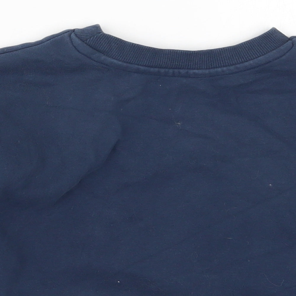 George Girls Blue Striped  Pullover Sweatshirt Size 8-9 Years