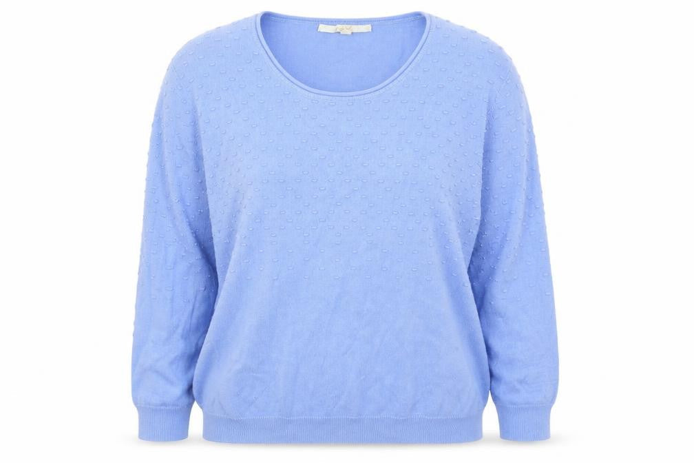 Vida Vi Womens Blue  Knit Pullover Jumper Size M