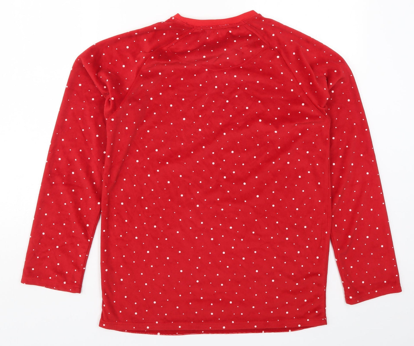 Primark Womens Red Polka Dot  Top Pyjama Top Size 6