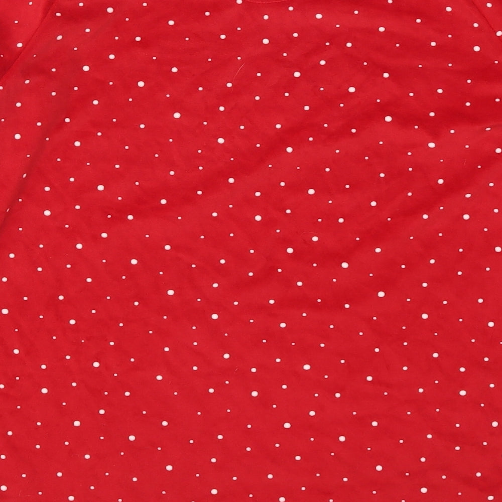 Primark Womens Red Polka Dot  Top Pyjama Top Size 6