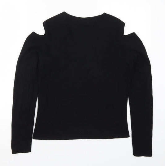 Aldo Martins Womens Black   Basic T-Shirt Size 14