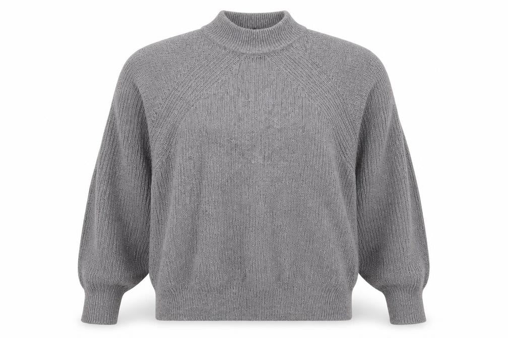 H&M Womens Grey  Knit Pullover Jumper Size M