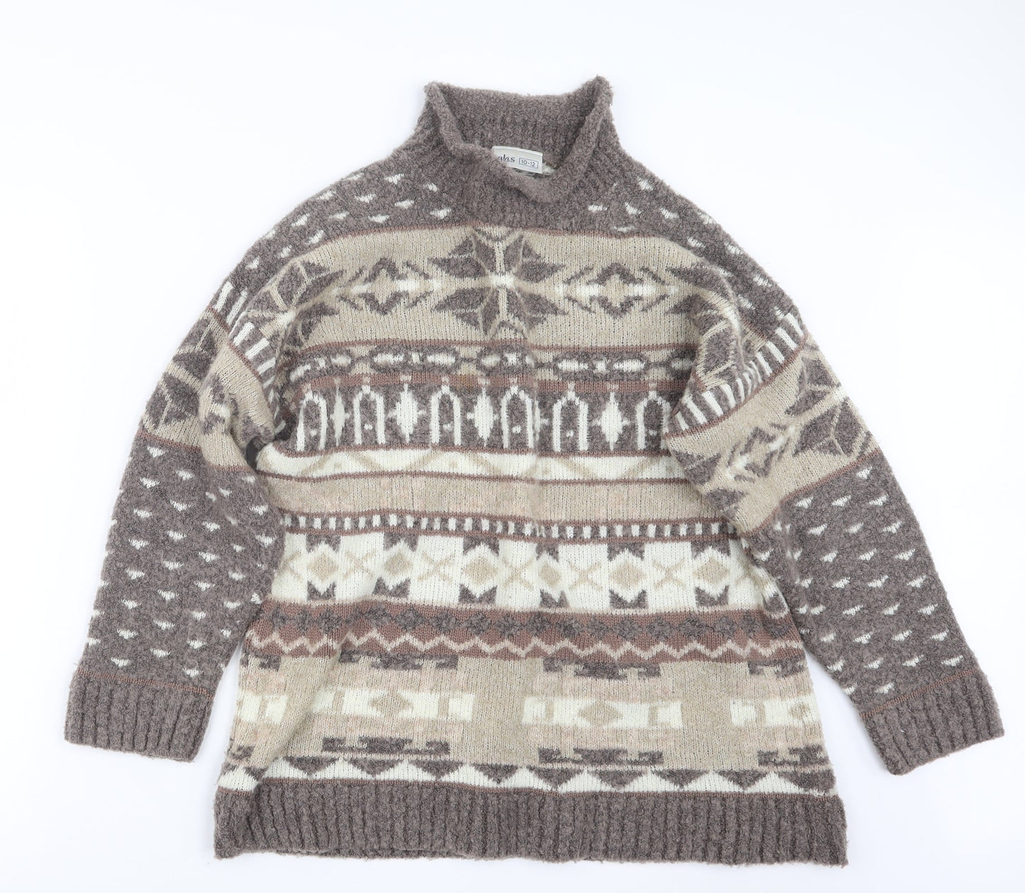 BHS Womens Beige  Knit Pullover Jumper Size 10