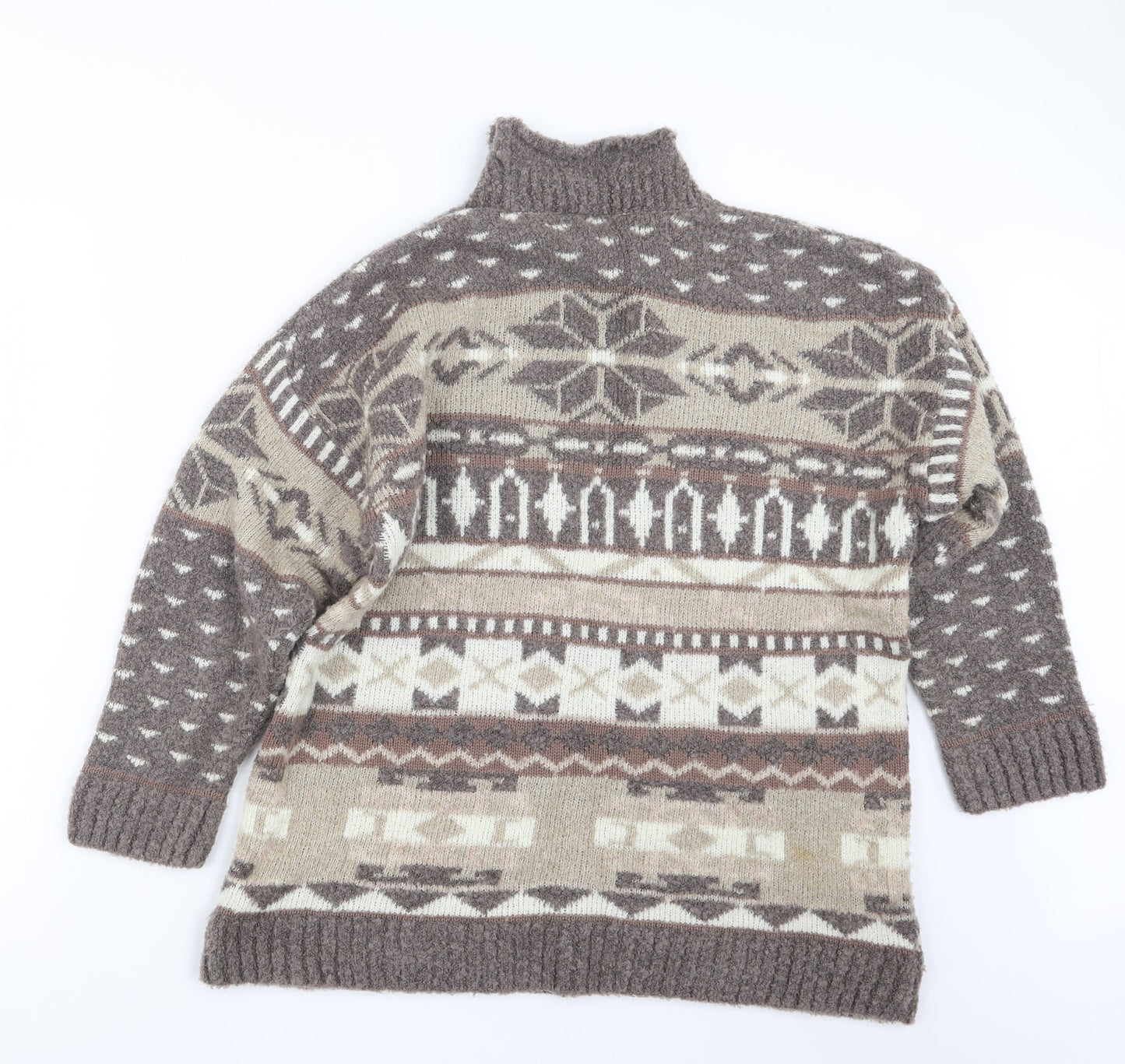 BHS Womens Beige  Knit Pullover Jumper Size 10
