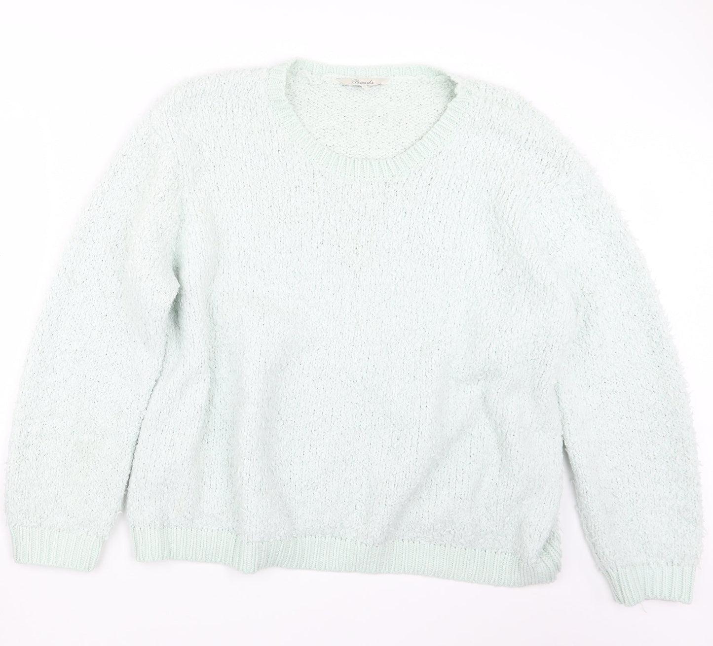 Peacocks Womens Green   Pullover Jumper Size XL