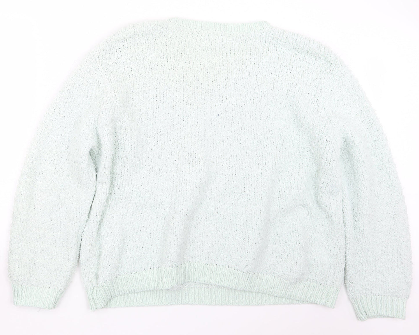 Peacocks Womens Green   Pullover Jumper Size XL
