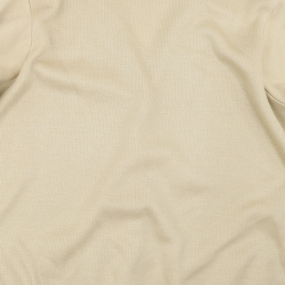 BM Womens Beige  Knit Cardigan Jumper Size L