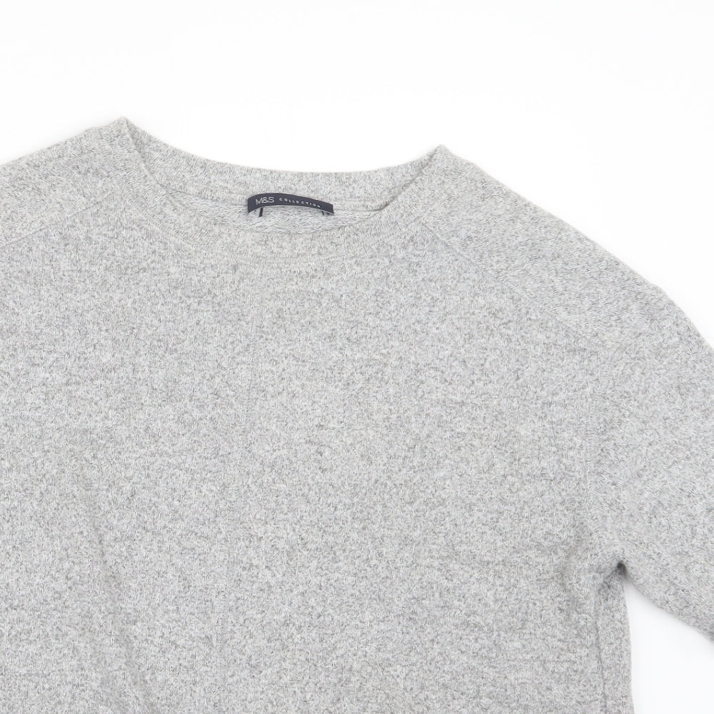 Marks and Spencer Womens Grey   Pullover Jumper Size 10