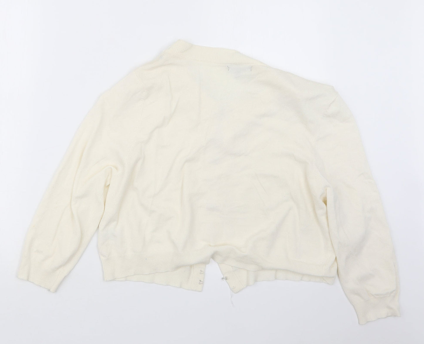Papaya Womens Ivory   Cardigan Jumper Size 18