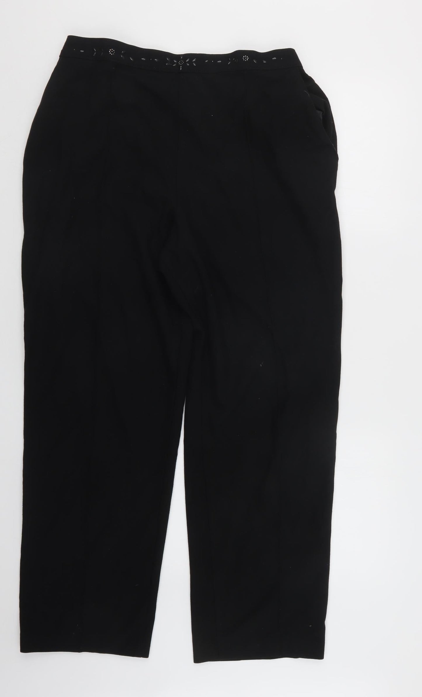 Preworn Womens Black   Trousers  Size 30 in L27.5 in
